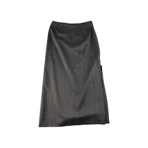 Ann Taylor Stretch Wool Blend Herringbone Pencil Skirt Size 8